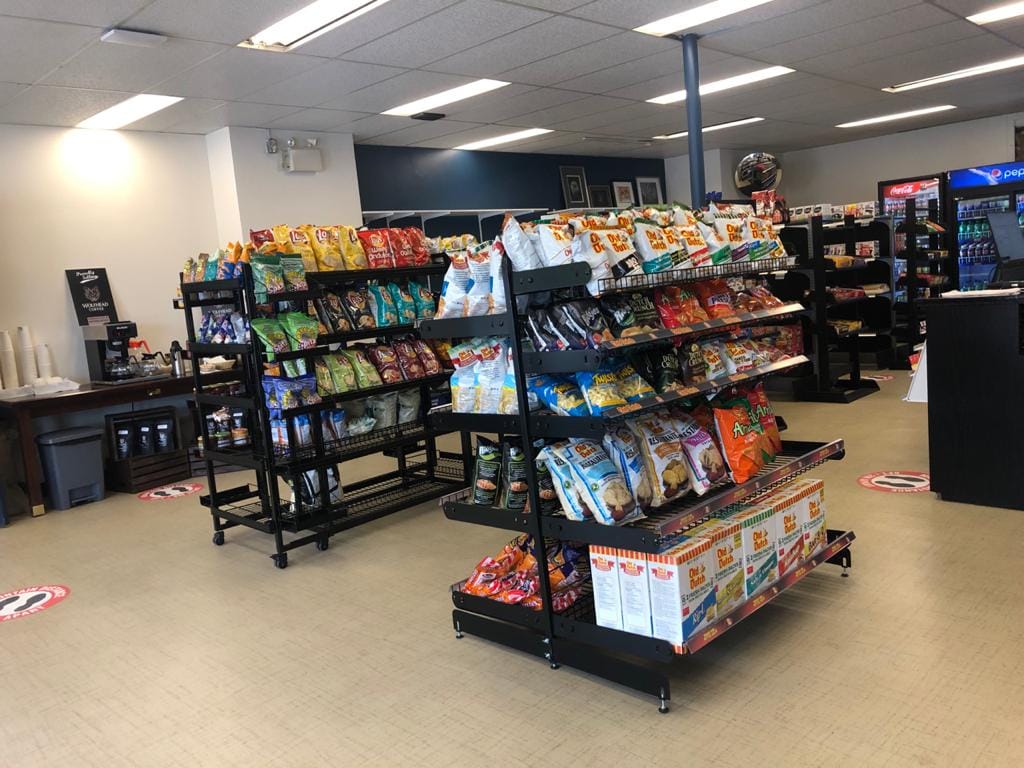 The Voy convenience and gift store interior